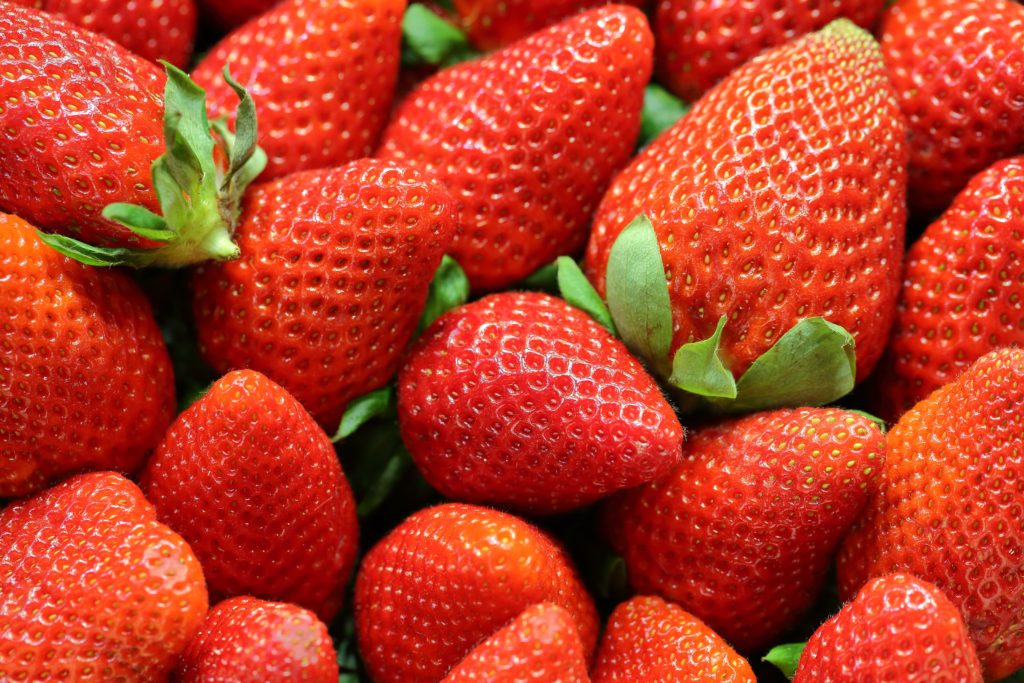 Strawberries for dental health